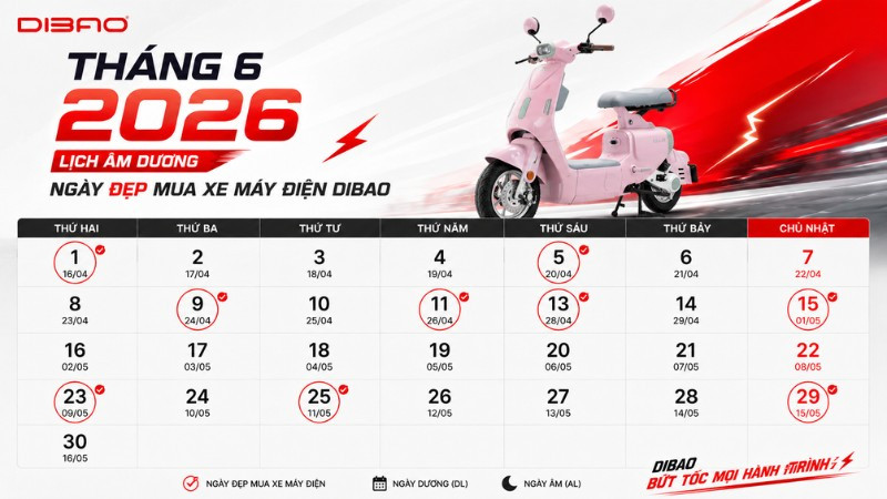 Ngày đẹp mua xe tháng 6 năm 2026 rước tài lộc, đón bình an